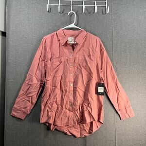 SERRA RETREAT BY JOIE RUCKER Malibu Bluffs Denim Shirt / Ela Rosie Pink Medium